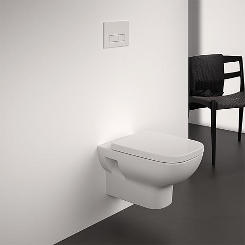 i.Life wall-mounted washdown toilet, square, rimless Anwendung 1