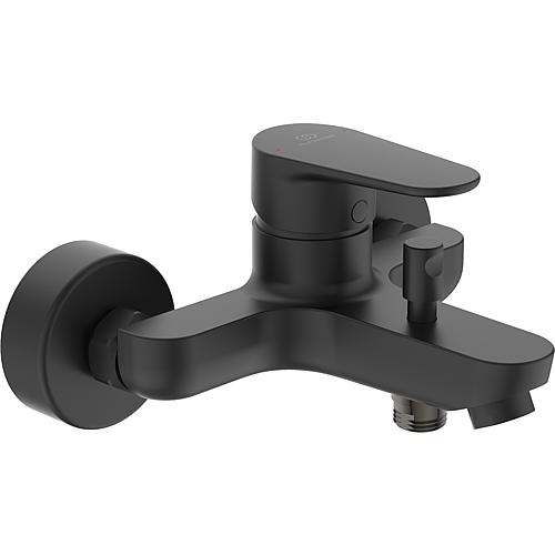 Surface-mounted bath mixer Ideal Standard Cerafine O Projection 158 mm black matt