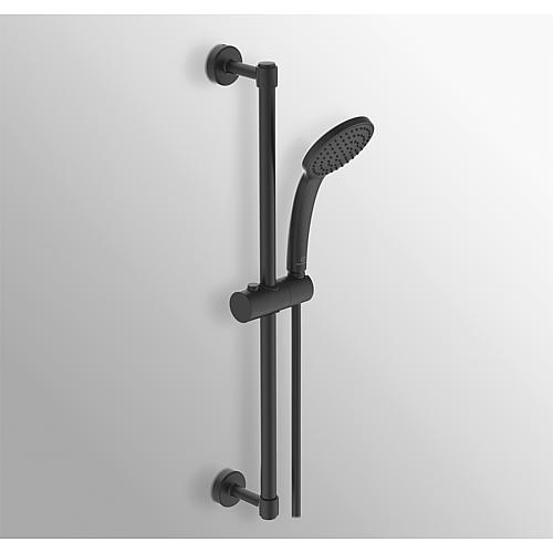 Kit de douche Idealrain, avec douchette 1 fonction, noir mat Anwendung 1