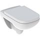 Combi-Pack Geberit Renova Plan, wall-hung WC & seat white, WxHxD: 355x345x540mm