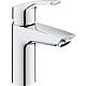 Waschtischmischer Grohe Eurosmart S-Size Ausladung 109 mm chrom Push-Open Ablauf