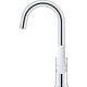 Washbasin mixer Grohe Eurosmart L size, projection 140 mm, chrome, push-open drain