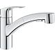 Sink mixer, Grohe Eurosmart, pull-out dish rinser, projection 227 mm, chrome