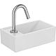 Hand basin package Ideal Standard Eurovit + pillar tap Idealstream WxHxD: 370x120x210 mm shelf on the left