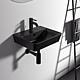 Connect Air hand washbasin, black