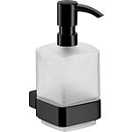 Loft soap dispenser, black, wall-mounted