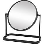 Black cosmetic mirror