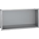 Stainless steel wall installation niche, open 600