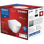 Combi-Pack Duravit D-Neo rimless, closed ceramic, white