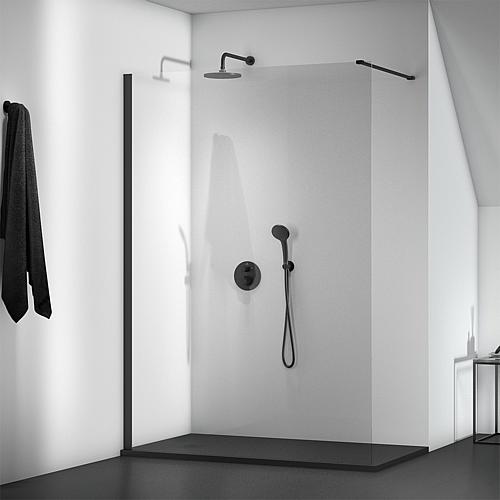 Idealrain head shower, Ø: 200 mm, matt black Anwendung 4