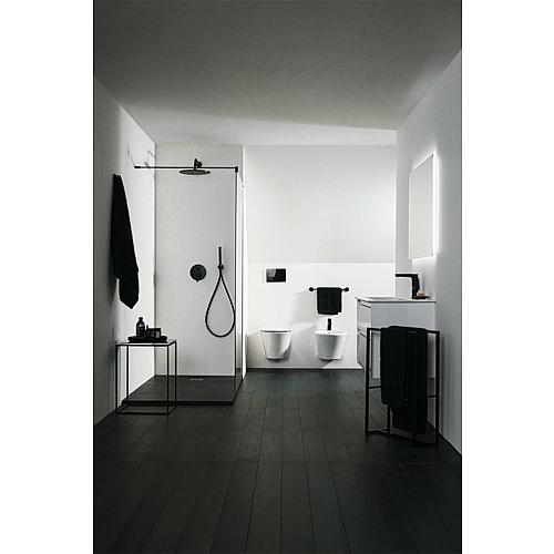 Idealrain head shower, Ø 300 mm, matt black Anwendung 5