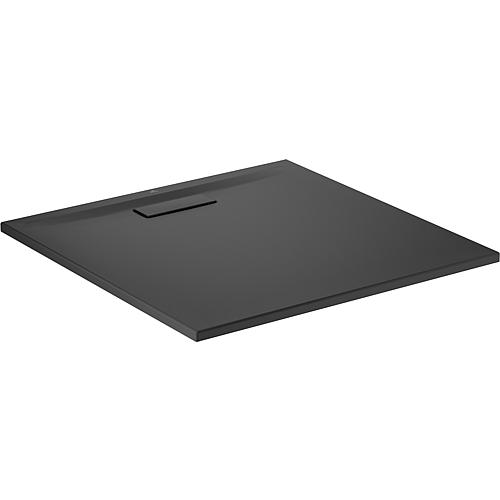Duschwanne Ultra Flat Quadrat 900x25x900 mm Acryl, schwarz