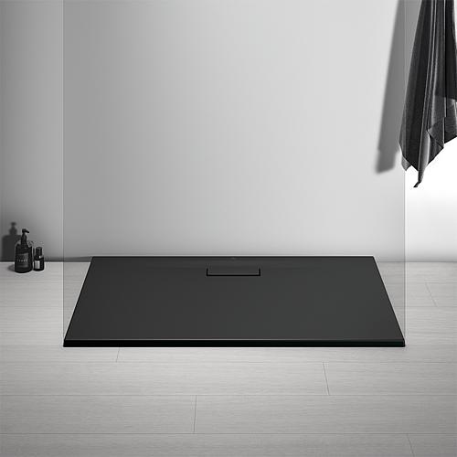 Shower tray Ultra Flat New, rectangular, black Anwendung 10