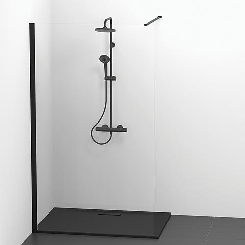 Shower tray Ultra Flat New, rectangular, black Anwendung 17