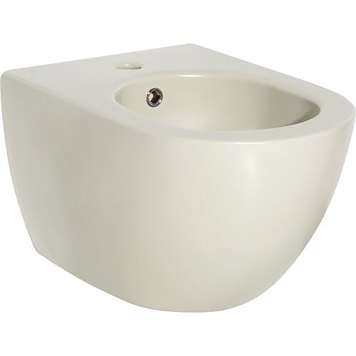 Wall-mounted bidet Elanda made of ceramic, Pearl matt