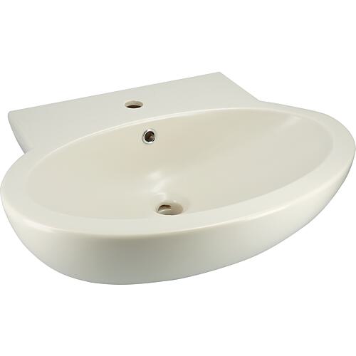 Elanda washbasin 650x500x160, pearl, matt