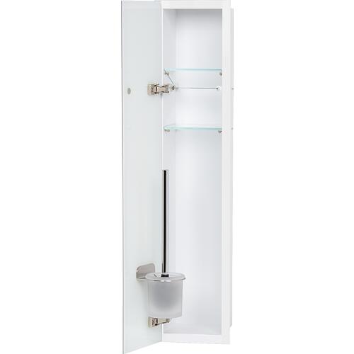 Built-in toilet unit Flat, enclosed 800, 1 glass door Standard 3