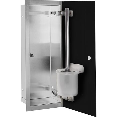 Built-in toilet unit Flat, enclosed 450, 1 glass door Standard 8