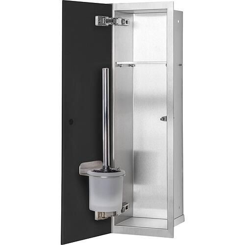 Built-in toilet unit Flat, enclosed 600, 1 glass door Standard 7