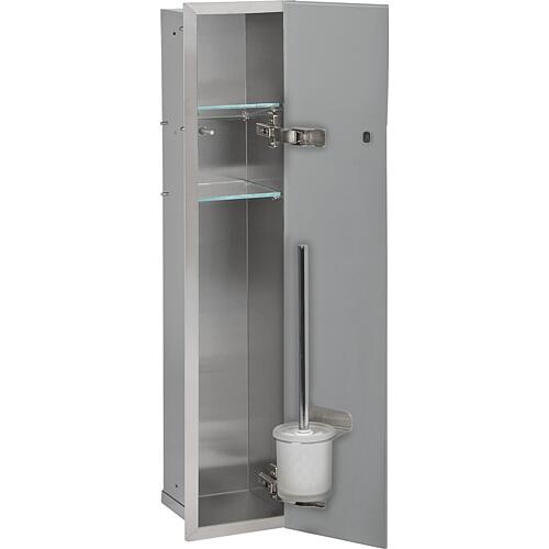 Built-in toilet unit Flat, enclosed 800, 1 glass door Standard 8