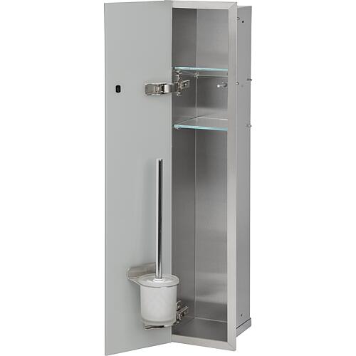 Built-in toilet unit Flat, enclosed 800, 1 glass door Standard 11