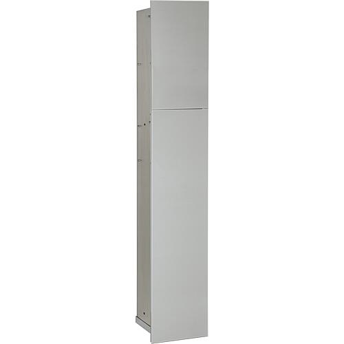 Niche à encastrer en inox pour WC, fermée 950, 2 portes vitrées, blanc Anwendung 12