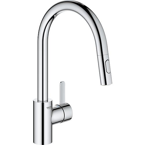 Sink mixer Grohe Eurosmart C, with pull-out dish spray, side operation Standard 1