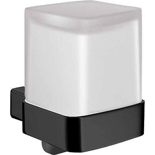 Distributeur de savon emco loft noir, actionnement par le bas Standard 1