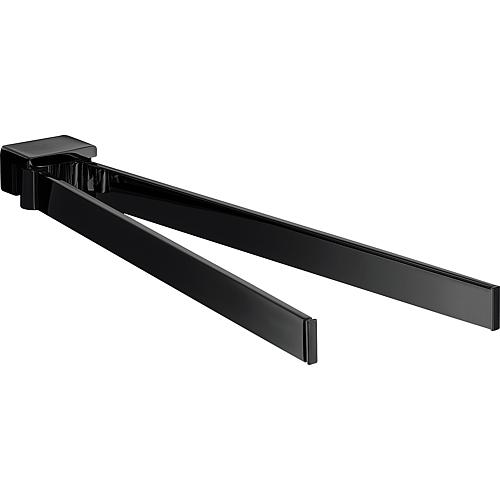 Towel holder emco loft two-arm 337 mm black