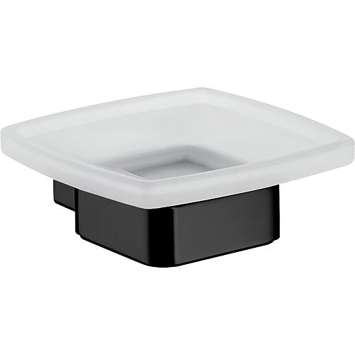 Loft soap dish, black, wall-mounted Standard 1