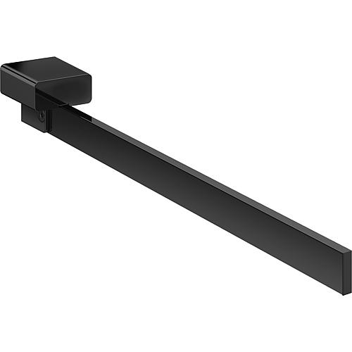 Porte-serviette emco loft, un bras, 310mm, noir