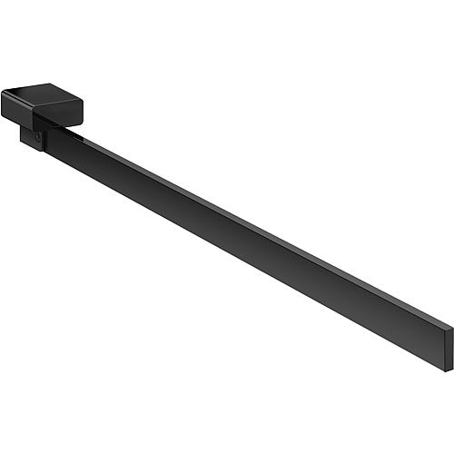 Porte-serviette emco loft noir, à un bras, fixe Standard 2