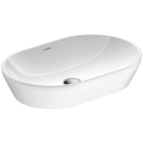 Surface-mounted washbasin Duravit D-Neo WxHxD: 600 x 125 x 400 mm, without overflow, without tap hole, white