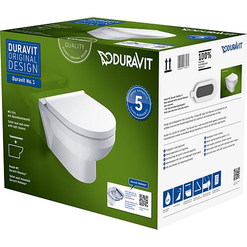 Duravit toilet combi pack no. 1 Compact, rimless Anwendung 1