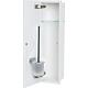 Built-in toilet unit Flat, enclosed 600, 1 glass door Standard 4