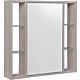 Mirrored cabinet Lucky with open side panels with E-box Standard 2