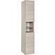 Tall cabinet KORA XL, reversible, Rousseau elm, 300x1810x340 mm