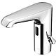 Washbasin mixer Schell XERIS E HD-M, projection 130 mm, chrome with IR sensor, battery operation