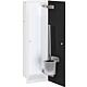 Built-in toilet unit Flat, enclosed 450, 1 glass door Standard 2