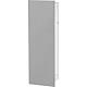 WC wall-mounted container Flat, closed, height 450mm, 1 glass door