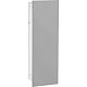 WC wall-mounted container Flat, closed, height 450mm, 1 glass door