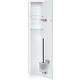 Built-in toilet unit Flat, enclosed 800, 1 glass door Standard 4