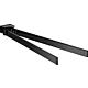 Towel holder emco loft two-arm 437 mm black