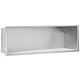 Wall niche WxHxD: 924x324x150 mm Stainless steel rear panel