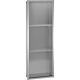 Wall niche 2 compartments WxHxD: 324x924x100 mm Stainless steel rear panel