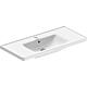 Meuble vasque Duravit D-Neo, l x h x p : 1005 x 170 x 480 mm, avec trop-plein, 1 trou robinet au centre, blanc