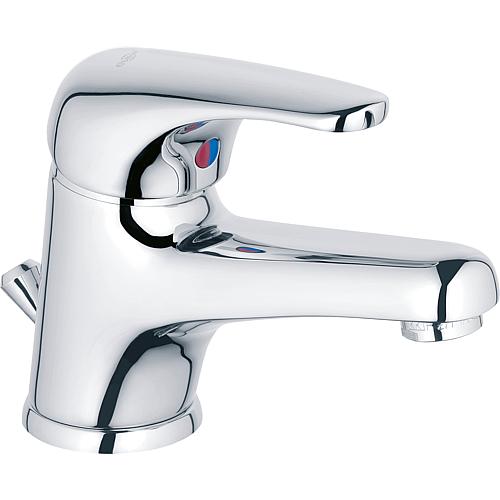 Washbasin mixer Top II, enclosed lever, projection 118 mm, chrome