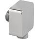 Coude sortie mural pour douchette inox cubo Standard 2