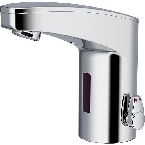 Washbasin mixer Conti+ maxx M10 chrome, battery operation without drain set