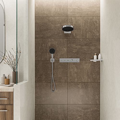 Coude de branchement mural avec support de douche Fixfit Q Porter Anwendung 1